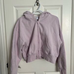 Aritzia Boyfriend Fit Zip Up Hoodie